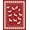 Red, Pattern 2, variant on ODIKA 4'x6' Machine Washable Non-Slip Area Rug, Heritage Prancing Joyful Celebration Passage Covering High Traffic Rug, Red, 638959