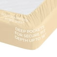 thumbnail image 5 of Bed Sheets Set, Microfiber Bedding Set, Deep Pockets, Wrinkle & Fade Resistant, Hypoallergenic Sheet & Bed Pillow Cases, 4-Piece (Twin, Beige), 5 of 6