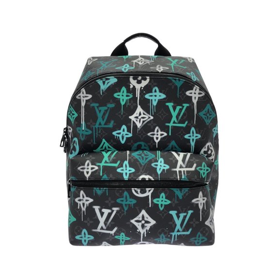 Pre-Owned Louis Vuitton Monogram Eclipse (LV Graffiti Vert) Discovery Backpack PM M21395...