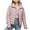 Pink Winter Coats for Women, variant on Juniors Puffer Jackets Lightweight Fall Trendy Coats Full Zipper Thick Warm Coats
