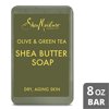 Shea Moisture Olive & Green Tea Shea Butter Bar Soap Dry Skin 8 oz (Pack of 4)