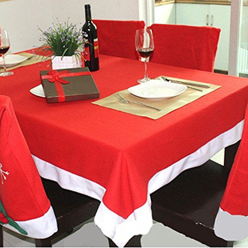 Home Curtain Table Cover Dinner Tablecloth Table Ornament Christmas Decoration 