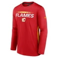 thumbnail image 2 of Calgary Flames Authentic Pro Long Sleeve Tech T-Shirt, 2 of 2