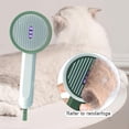 thumbnail image 2 of portátil Perro Gato Cepillo de pelo Mascotas Verde claro Zulema Cepillo de derramamiento, 2 of 8