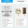 thumbnail image 6 of 2PC/SET Replacement For Coleman Cooler Hinges For Cooler Stainless Steel Hinge Parts, 6 of 10