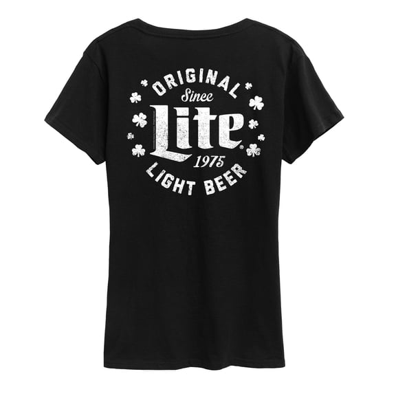 Miller Lite - St. Patrick's Original Light Beer - Women's Short Sleeve Graphic T-Shirt