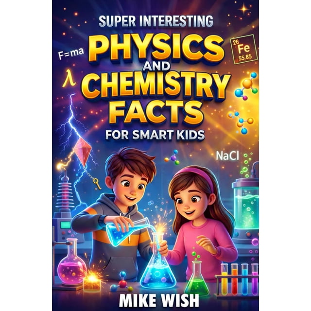 Libro de ciencias Mike Wish: datos de física y química para niños de 8 a 12 años