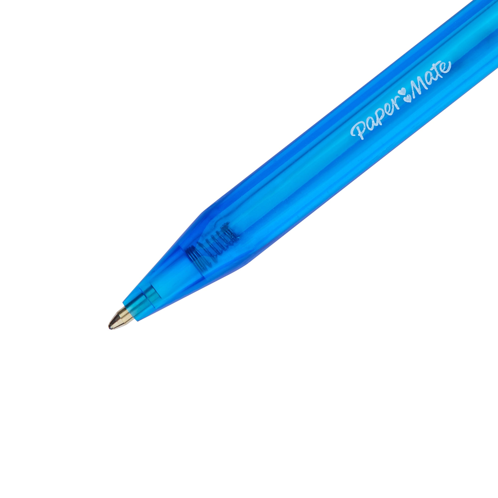 Paper Mate InkJoy 100 RT Retractable Ballpoint Pen, 1.0mm, Blue Ink, 12pc 
