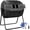 Black, variant on ZENY 43 Gallon Easy-Turn Dual Chamber Compost Tumbler, Outdoor Rotating Bin for Fast Composting, Green