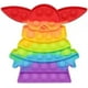 thumbnail image 1 of Fidget Toy HUOGUO Yoda Pop, juguete de silicona con forma de arcoíris, 1 of 5