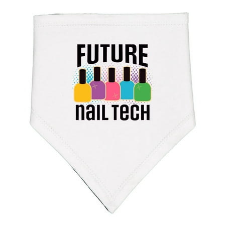 Inktastic Future Nail Tech Baby Bandana Bib