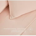 thumbnail image 3 of Chezmoi Collection Extra Soft Bed Sheets Set, Double Brushed Microfiber 14-Inches Deep Pockets, 4-Piece Sheet Set, King, Blush Pink, 3 of 8