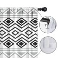 thumbnail image 4 of Blackout Kids Curtains,Boho Black and White Geometric Ethnic Pattern Childrens Insulated Curtains Set Of 2,Bedroom Essentials,Toddler Room Decor 42x84in(106x213cm), 4 of 5