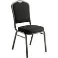 thumbnail image 3 of National Public Seating 9300 Series Deluxe Upholstered Banquet Chairs, Black/Ebony Black, Pack Of 2 Chairs, 3 of 8