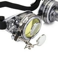 thumbnail image 4 of LELINTA Vintage SteampuLELINTA Goggles with Double Ocular Loupe Retro Rivet PuLELINTA Gothic Cosplay Halloween Goggles Glasses Eyewear, 4 of 7
