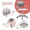 thumbnail image 7 of Infans Kids Desk Chair Adjustable Height Children Study Chair w/Auto Brake Casters Pink, 7 of 7