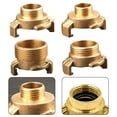 thumbnail image 4 of GYZEE Brass Type Quick Connect Water Fittings Claw Couplings Tap Connectors DN15, 4 of 5