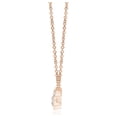 thumbnail image 2 of ANGARA Natural Spaced Out Diamond Curved Bar Pendant in 14K Rose Gold for Women (Size-3.1mm| Color-I-J| Clarity-I1-I2) | Anniversary, Jewelry Gift for Women | Natural Diamond Necklace, 2 of 8