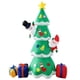 thumbnail image 1 of inflable al aire libre,DIVERTIDA Navidad Inflable Papá Noel Decoración LED,Decoraciones inflables gigantes de Navidad para exteriores,Papá Noel Inflable Navideño Iluminado,Fiesta inflable, 1 of 9