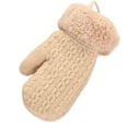 thumbnail image 2 of SPRING PARK 2 Pairs Kids Children Cute Warm Gloves Winter Knitted Mittens for Boys Girls Toddler 1-4 Years old, 2 of 4