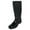 Black, variant on CTM  Solid Color Water Resistant Rain Boots (Women)