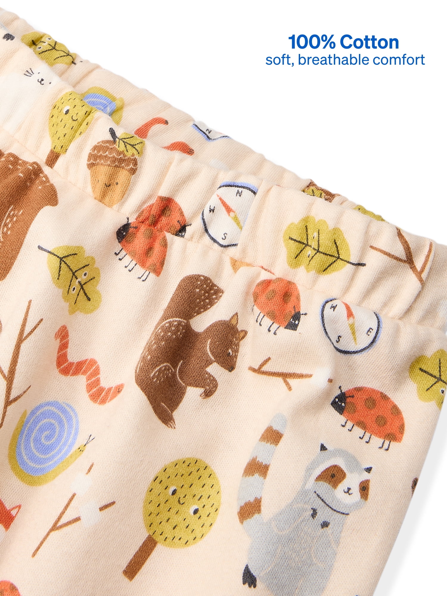 Garanimals Newborn & Baby Boy 100% Cotton Pull-On Jogger Pants, Sizes 0–24M, Single & 4-Pack