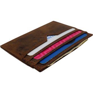 FeiYen Men's Personalized Engraved Leather Wallet - RFID Blocking Bi-Fold, Vintage Style, Custom Gift For Him