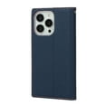 thumbnail image 3 of SaniMore Wallet Case for iPhone 14 Pro Max 6.7" 2022, Wrist Strap Flip Kickstand Card Slots Genuine PU Leather Shockproof TPU Shell Anti-fall Full-body Protective Cover For iPhone 14 Pro Max, Darkblue, 3 of 7