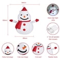 thumbnail image 3 of 40 LED Muñeco de nieve Decoraciones Luz de pie Lámpara decorativa DIY Atmósferas Iluminación 3 * AA Meterk Lámpara de atmósfera, 3 of 7