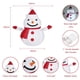 thumbnail image 3 of 40 LED Muñeco de nieve Decoraciones Luz de pie Lámpara decorativa DIY Atmósferas Iluminación 3 * AA Meterk Lámpara de atmósfera, 3 of 7