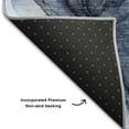 thumbnail image 3 of Addison Rugs Mayfield Washable Transitional Organic Navy Rectangle Rug, 2'6" x 3'10", 3 of 6
