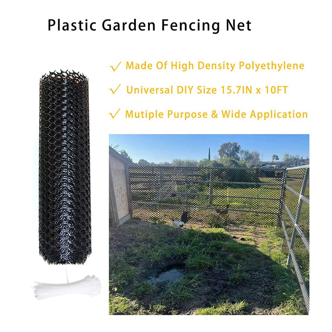 Watering Equipments Reusable Plastic Chicken Wire Fence Mesh Lightweight  Durable Hexagonal DIY Project For Home Garden CourtyardGreen From Leginyi,  $22.52
