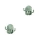 thumbnail image 4 of Billuyoard Soporte para cepillos de Baño de pared Universal Organizador de cepillos de de doble ranura Escurridor Soporte sin perforaciones Verde claro 2Conjunto, 4 of 6