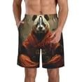 thumbnail image 1 of Fotbe Jungle Meditating Panda Trajes de Baño Estampados para Hombre, Shorts de Verano de Secado Rápido, Ropa de Playa, Bañadores-Medium, 1 of 6