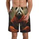 thumbnail image 1 of Balery Jungle Meditating Panda Traje de Baño Estilo Hawaiano para Hombre, Shorts de Secado Rápido con Bolsillos-XX-Large, 1 of 6