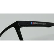 BMW Motorsport BS5003 Full Rim Square Shiny Black Eyeglasses
