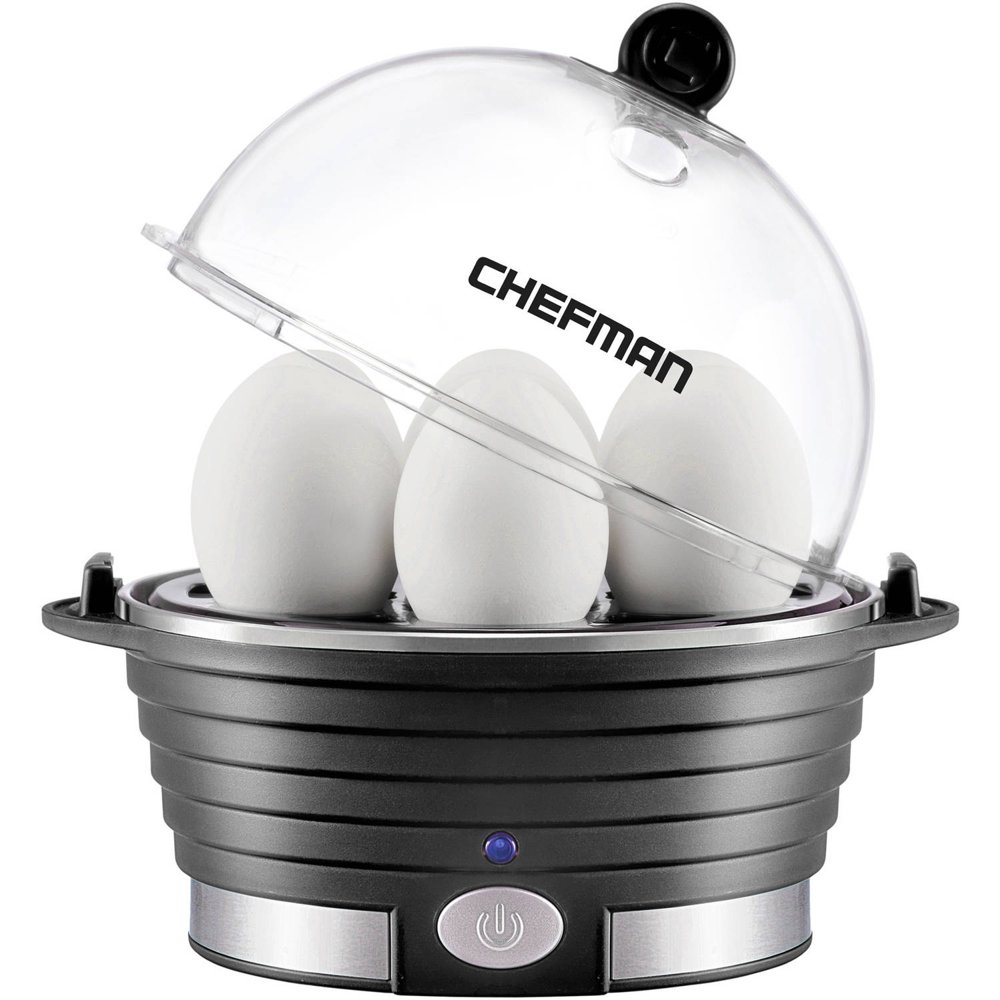 Chefman Egg Cooker, Electric Countertop Modern Stylish Design, Six Egg