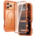 thumbnail image 1 of Funda para iPhone 17 Pro Max Diaclara, protección integral, color naranja, 1 of 5