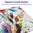 thumbnail image 3 of nygtbtfer  Square Mouse Pad, Smooth Premium-Textured Mouse Mat Thick, Computer Mousepad for Wireless Mouse, Non-Slip Base, Watercolor Rose Floral) 31.5x11.8 in, 3 of 6