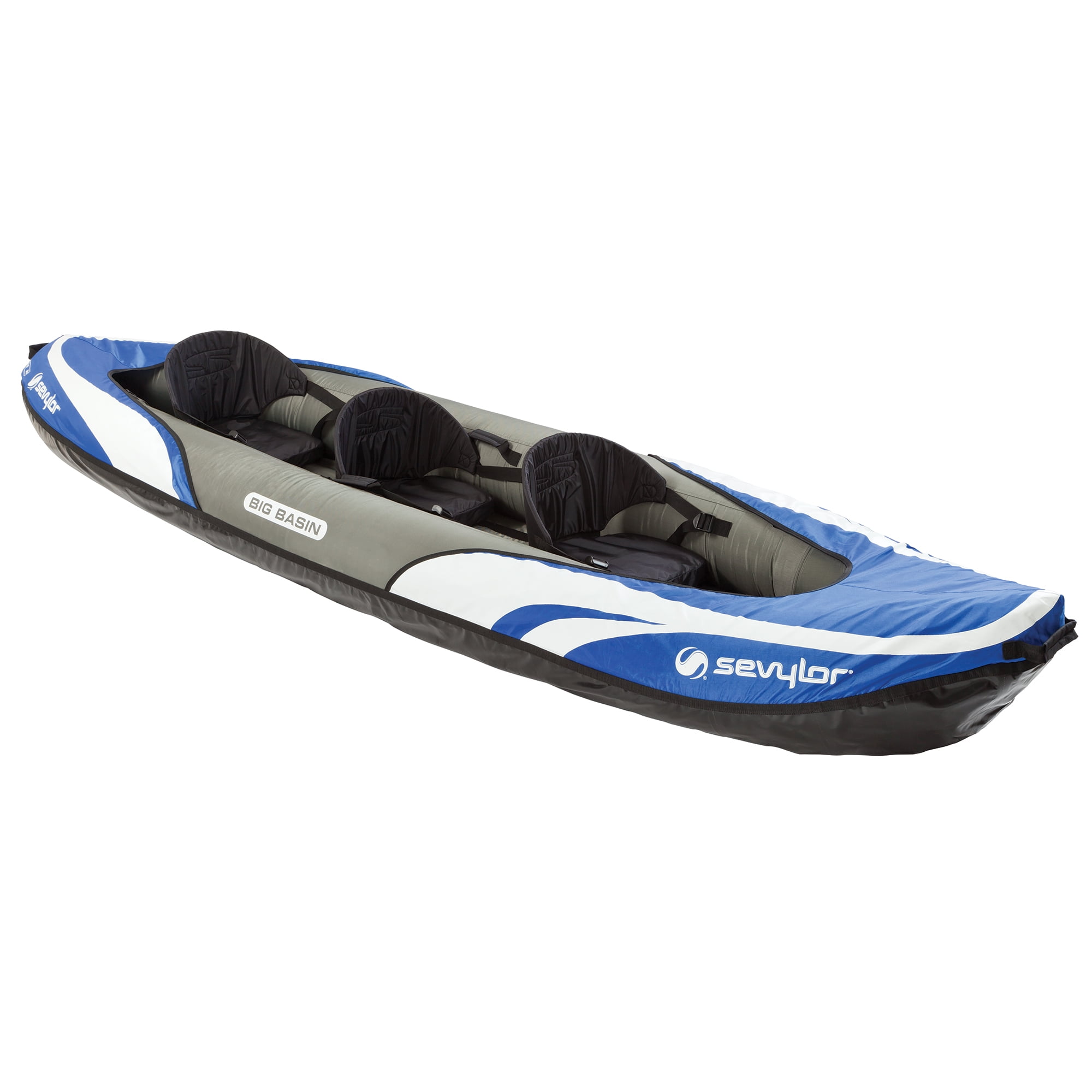 Duplicar Albany Polémico Sevylor Big Basin 3-Person Inflatable Kayak with Carry Bag - Walmart.com