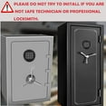 Swingbolt Lock WAH LIN PARTS Gun Safe Lock Replacement with SwingBolt, Black Keypad ...