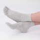 thumbnail image 3 of 10 pares de calcetines de cinco dedos, calcetines de algodón para hombre con puntera media, calcetines transpirables de cinco dedos para las cuatro estaciones, otoño e invierno, 3 of 3
