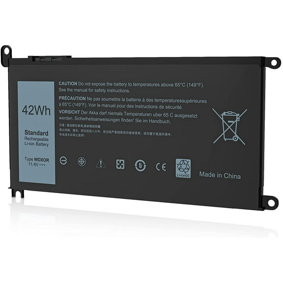 WDX0R 11.4V 42Wh 3-Cell Battery for DELL Inspiron 5368 5378 5379 5565 5567 5568 5570 5580 5575 5578 5579 5584 5765 5767 5770 5775 7368 7375 7378 7460 7560 7569 7570 7573 7579 7580 Vostro 5468