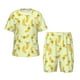 thumbnail image 1 of Balery Bananas Conjunto de Pijama Infantil de Manga Corta con Estampado – Ropa de Dormir de Algodón Suave-Small, 1 of 6