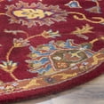 thumbnail image 3 of Safavieh Heritage Tanner Oriental Wool Area Rug, Red, 6' x 6' Round, 3 of 11