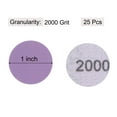 thumbnail image 2 of Unique Bargains 25 Pack 1-Inch Purple Sanding Discs 2000 Grits Hook & Loop Professional Aluminum Oxide Sandpaper Mini Size, 2 of 5