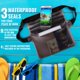 thumbnail image 4 of Waterproof Fanny Pack,Waterproof Pouch for Phone Passport Wallet Purse with Waist Strap,Floating Waterproof Bags for Travel Beach Swimming Kayaking Boating Pool Accessories, 4 of 5