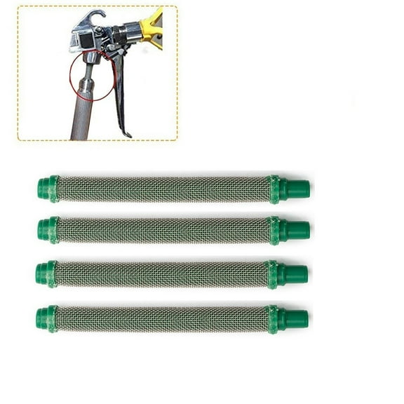 Spray Gun Filter Paint Sprayer Filter Insert 30 Mesh 304 Stainless Steel Replacement Gun Filter Wagner Airless Paint Spray Gun