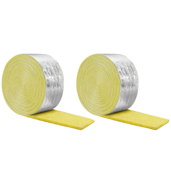 QualitChoice Pipe Insulation Wrap Heat Fiberglass Insulations Effective Insulation for Scenes - Conditioning, Winter Attic, House Roof