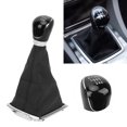 thumbnail image 4 of Shift Gaiter, Black Gear Shift Dust Cover PU Leather Para Automóviles Reemplazo Para Ford Focus MK2 2005-2011 ANGGREK 6 velocidades, 4 of 8